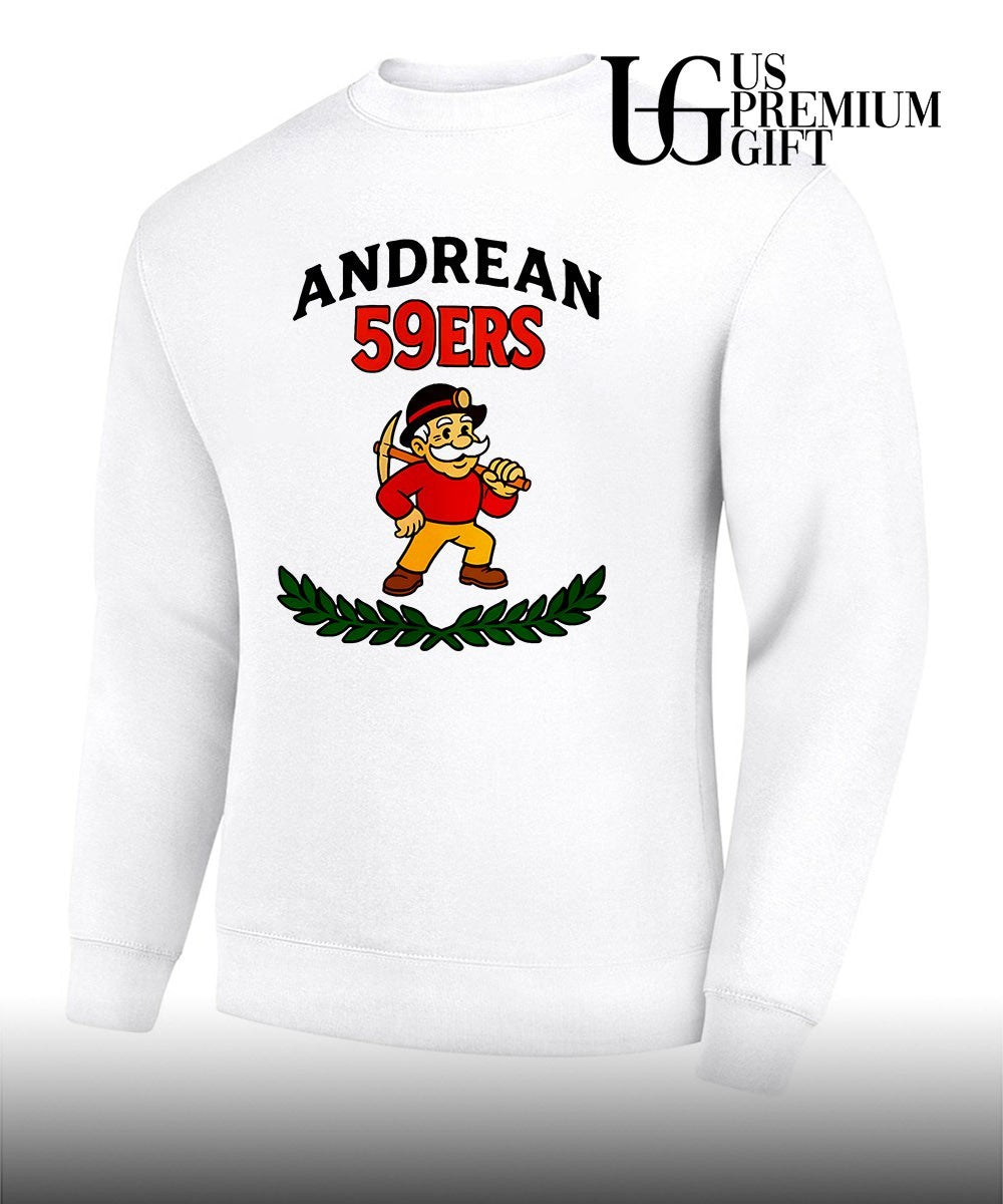 Andrean High School mascot Prospector Andrean 59ers shirt Unisex