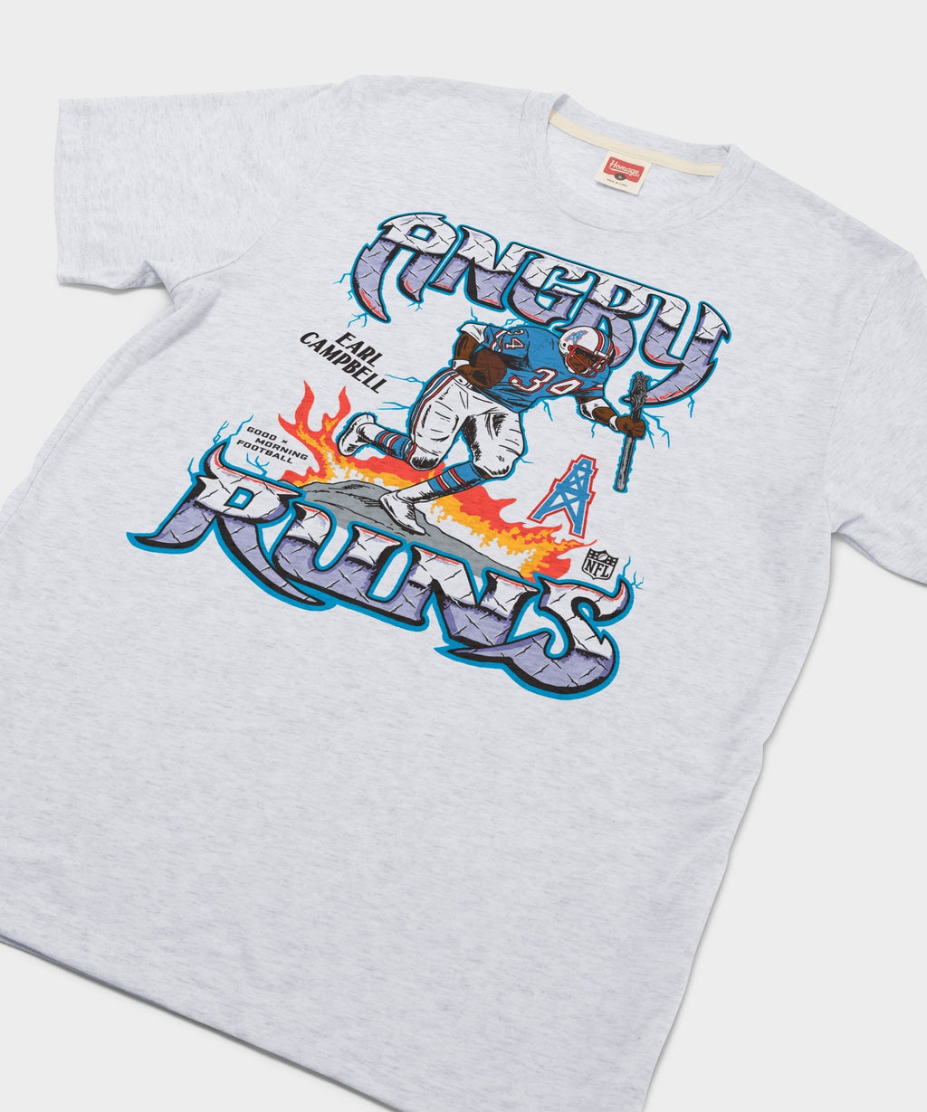 Angry Runs Oilers Earl Campbell Unisex