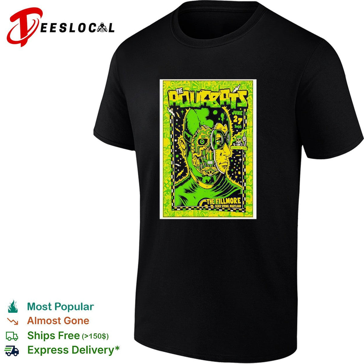 Aquabats The Fillmore poster shirt Unisex