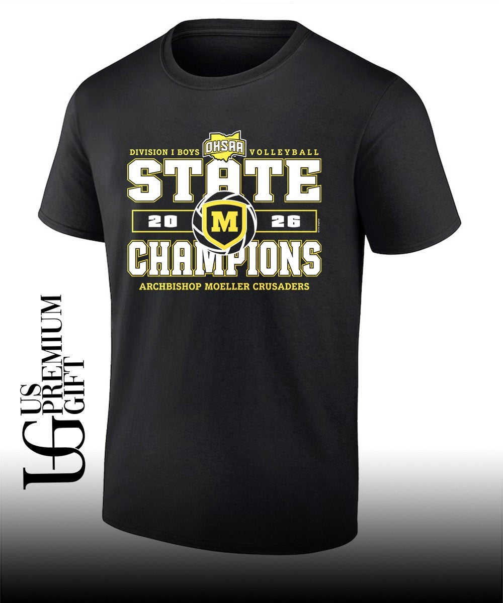 Archbishop Moeller Crusaders 2026 OHSAA Boys Volleyball Division 1 State Champions shirt Unisex