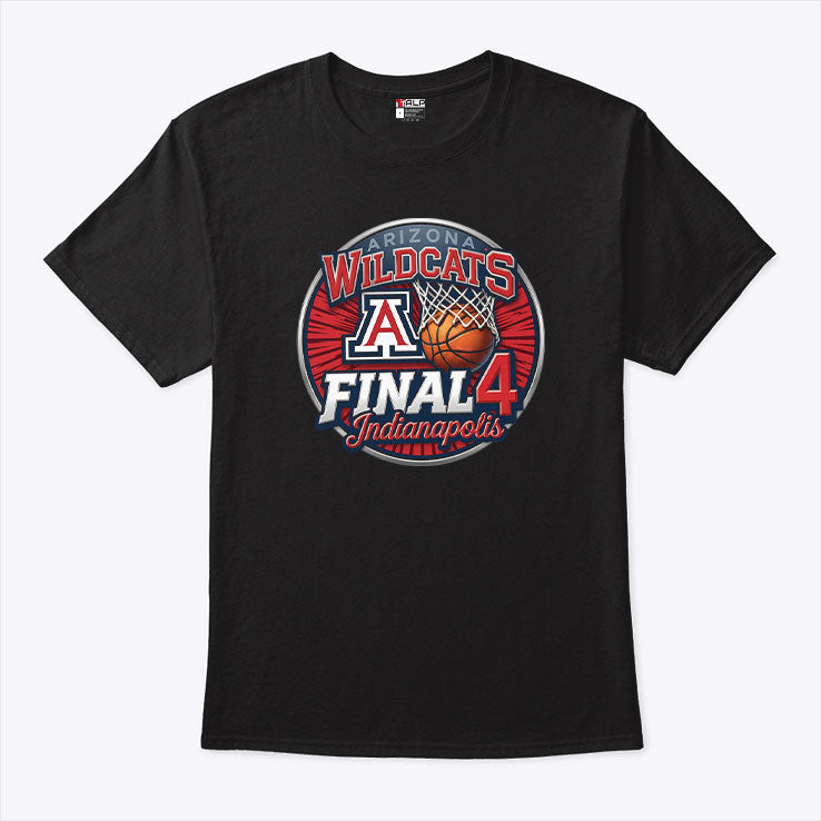 Arizona Wildcats Final Four T Shirt Unisex