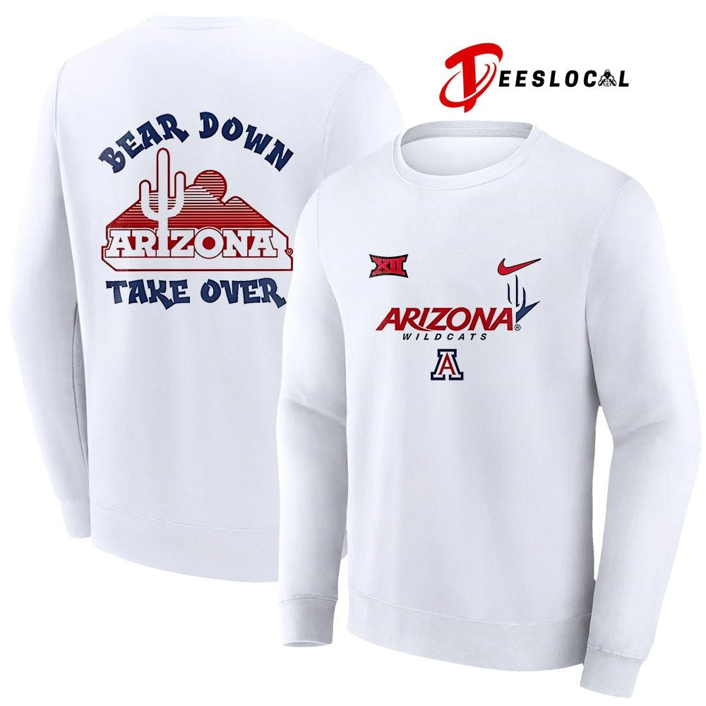 Arizona Wildcats bear down take over graphic shirt Unisex