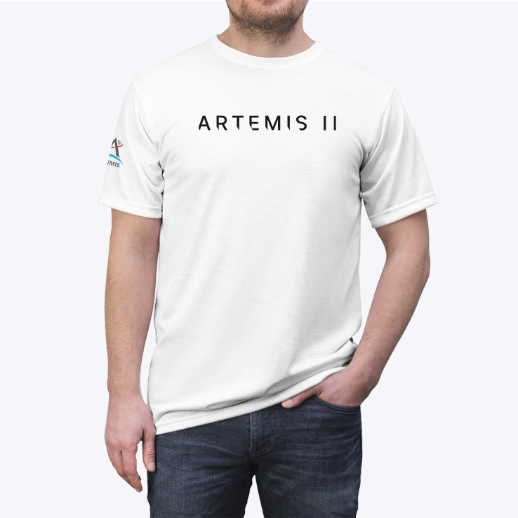 Artemis II Mission NASA Moon Mission Map T Shirt Unisex