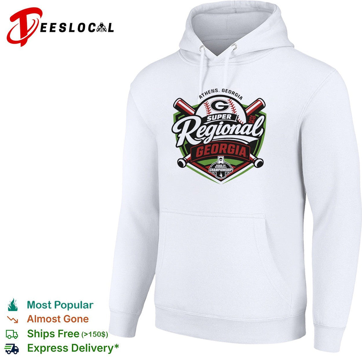 Athens Georgia Super Regional Georgia 2026 DI Baseball Championship University shirt Unisex
