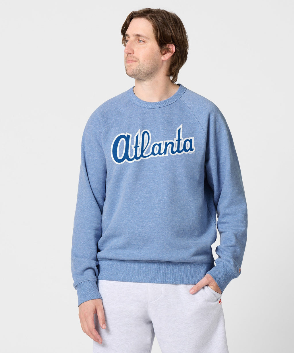 Atlanta Braves Jersey Logo '80 Crewneck Unisex