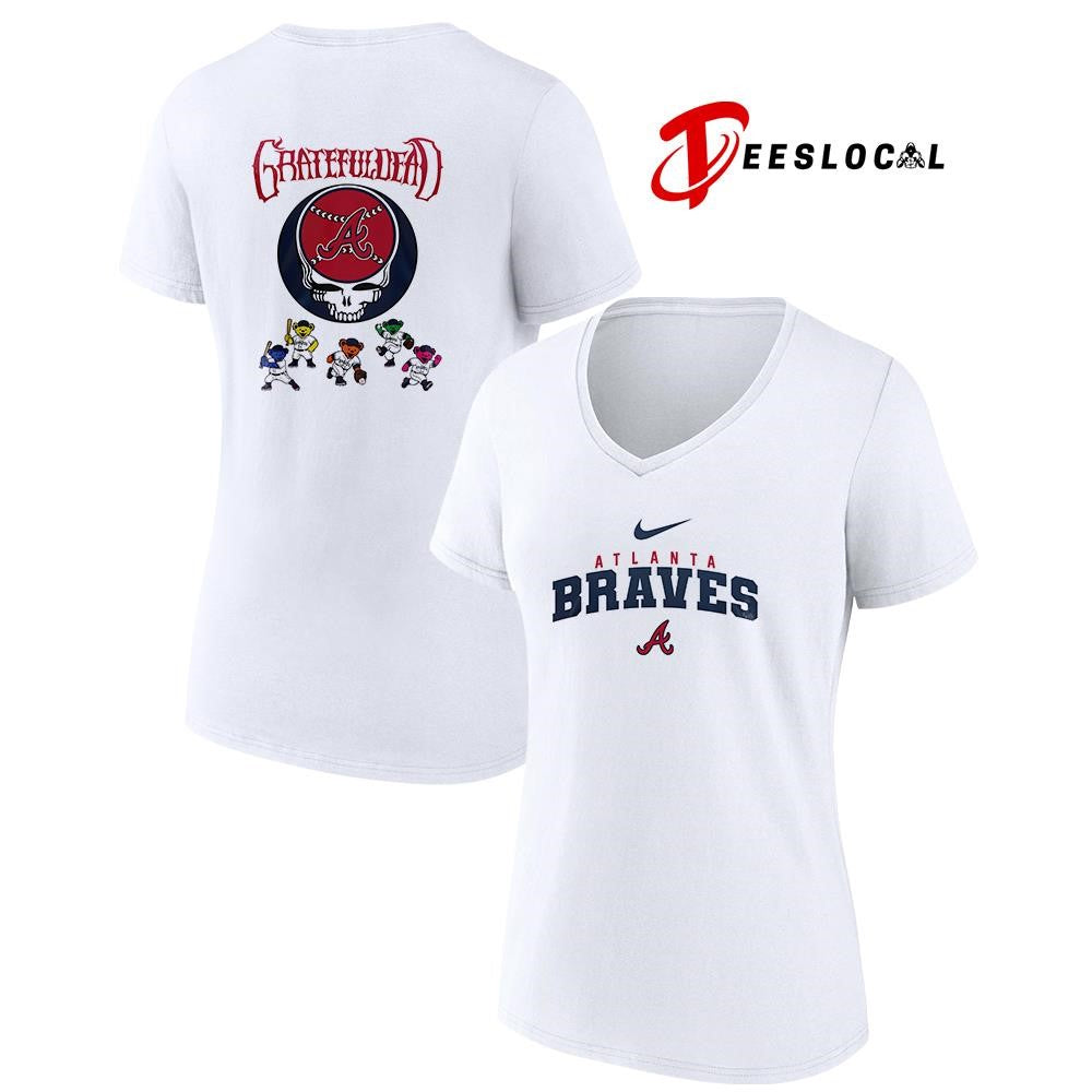 Atlanta Braves x Grateful Dead bear mascot shirt Unisex