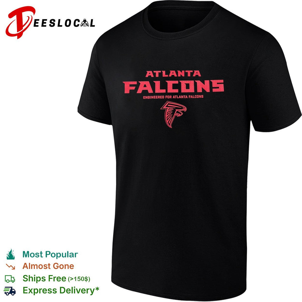 Atlanta Falcons Engineered for Atlanta Falcons Graphic Logo Football Team shirt Unisex