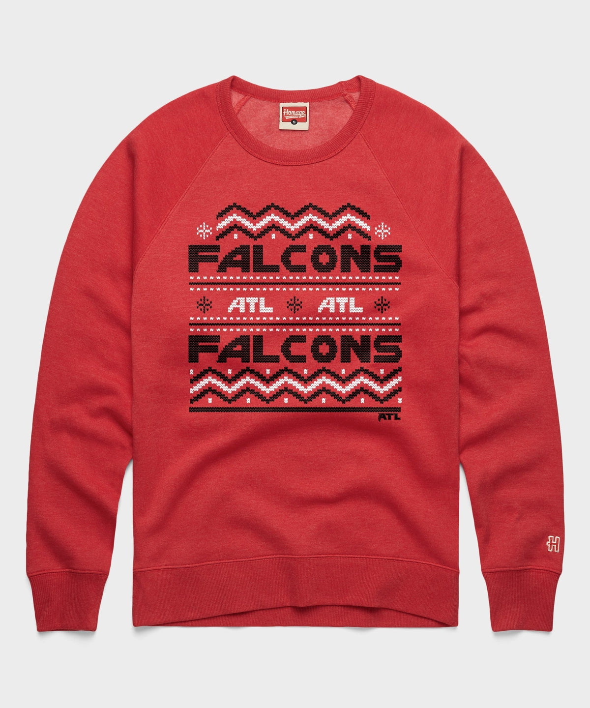 Atlanta Falcons Holiday Crewneck Unisex