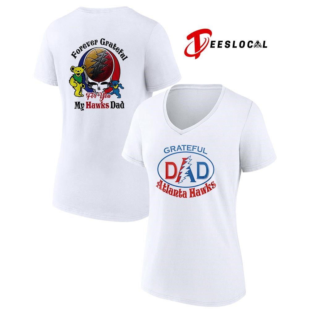 Atlanta Hawks x Grateful Dead Father Day forever Grateful logo shirt Unisex