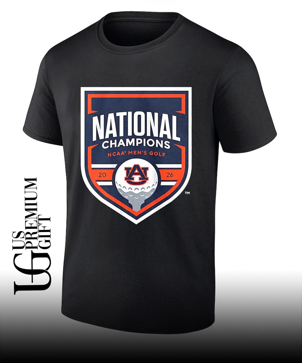 Auburn Tigers Men’s Golf 2026 National Champions logo shirt Unisex