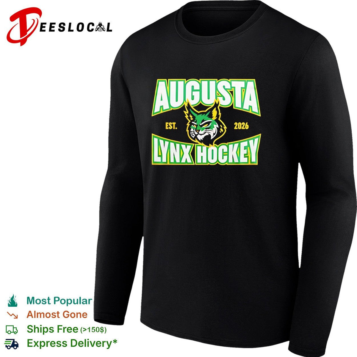 Augusta Lynx Hockey est 2026 team logo shirt Unisex