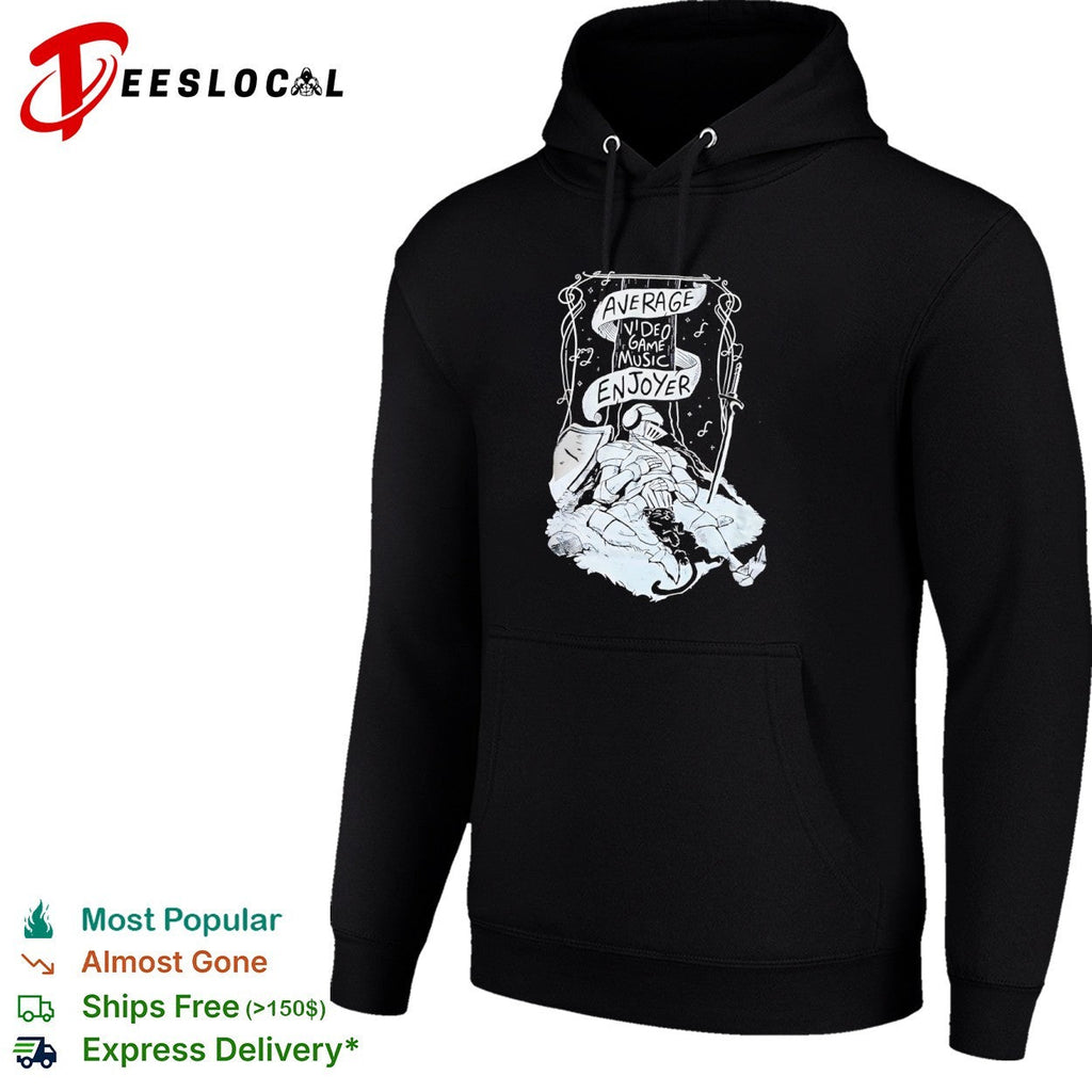 Average Video Game Music Enjoyer Knight and Cat shirt Unisex