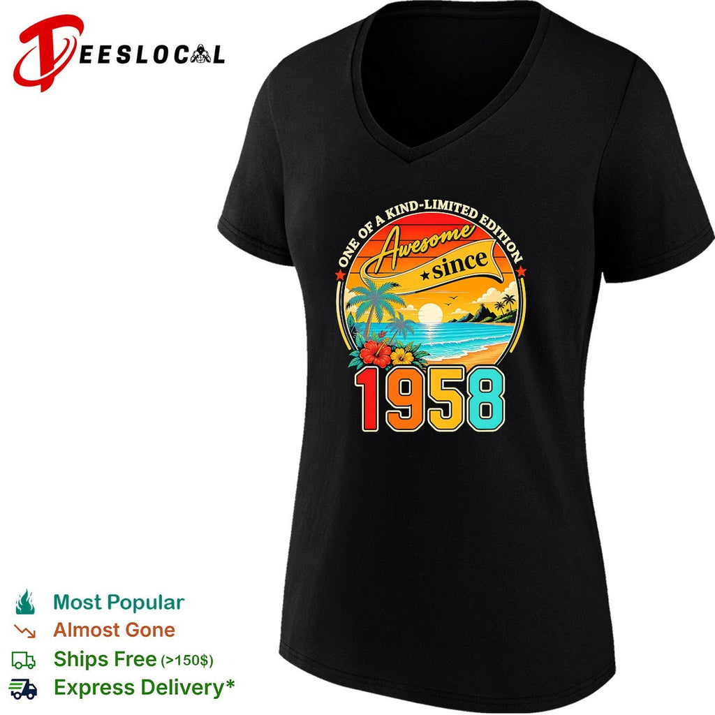 Awesome since 1958 one of a kind limited edition beach shirt Unisex