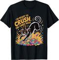 Crush The Candy Haul Funny Halloween Black Cat T-Shirt