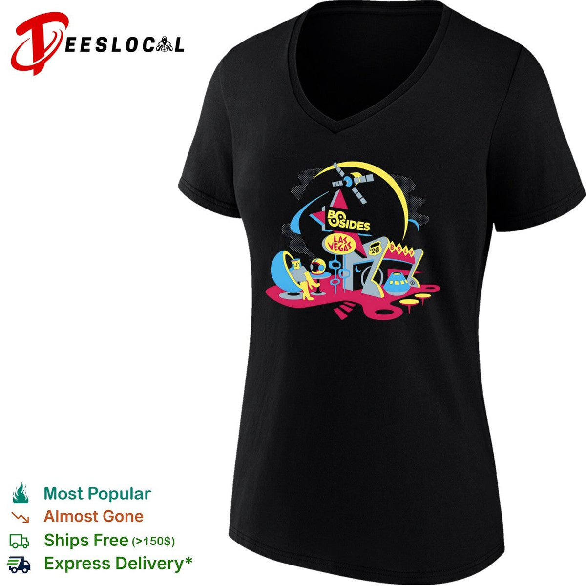 BSides Las Vegas BSLV 26 Space Theme shirt Unisex