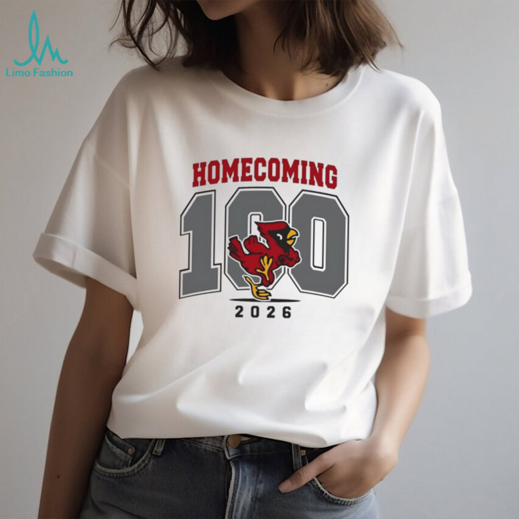 Ball State Cardinals Homecoming 100 Arch graphic shirt