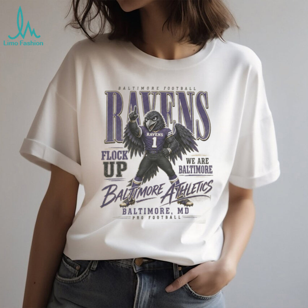 Baltimore Ravens Mascot Flock Up Pro Football Shirt
