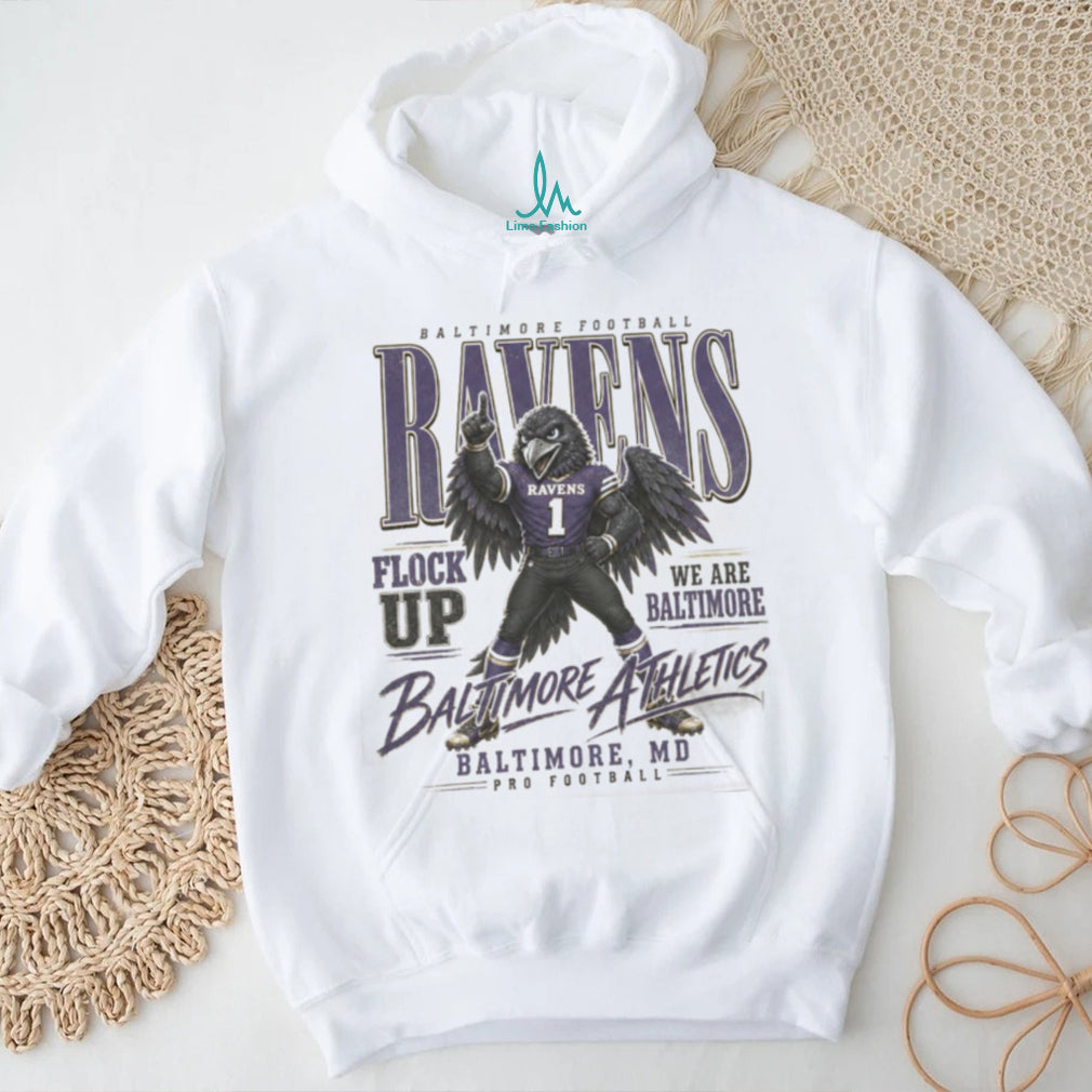 Baltimore Ravens Mascot Flock Up Pro Football Shirt