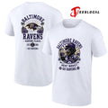 Baltimore Ravens heat wave beach vibes mascot shirt Unisex