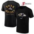 Baltimore Ravens x Born and Raised logo shirt Unisex