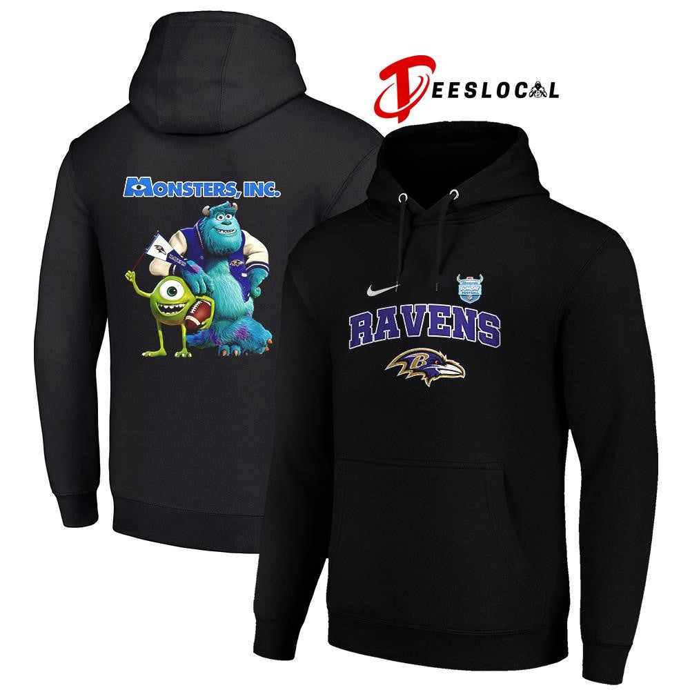 Baltimore Ravens x Monster Inc Funday cartoon shirt Unisex