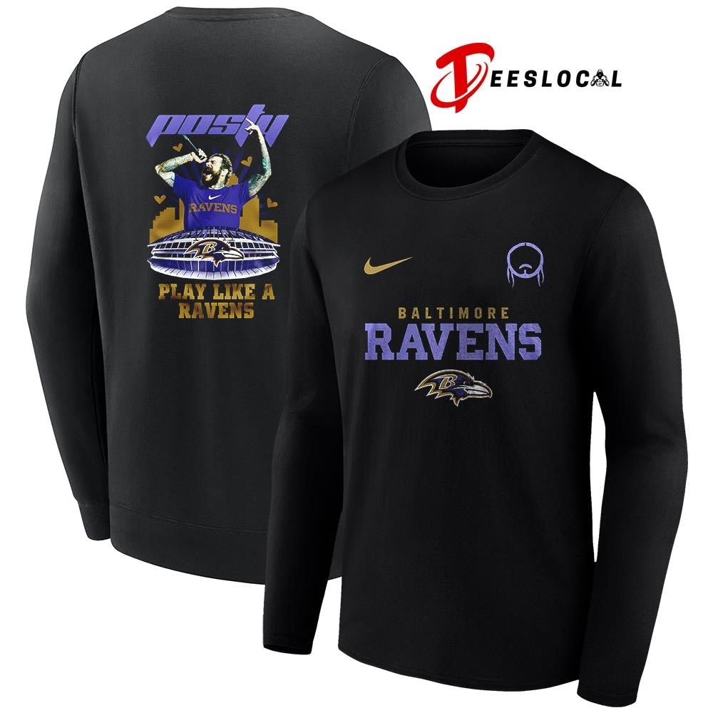 Baltimore Ravens x Post Malone Posty stadium shirt Unisex