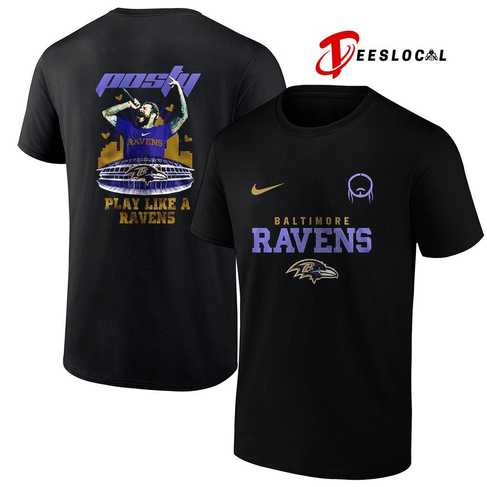 Baltimore Ravens x Post Malone Posty stadium shirt Unisex