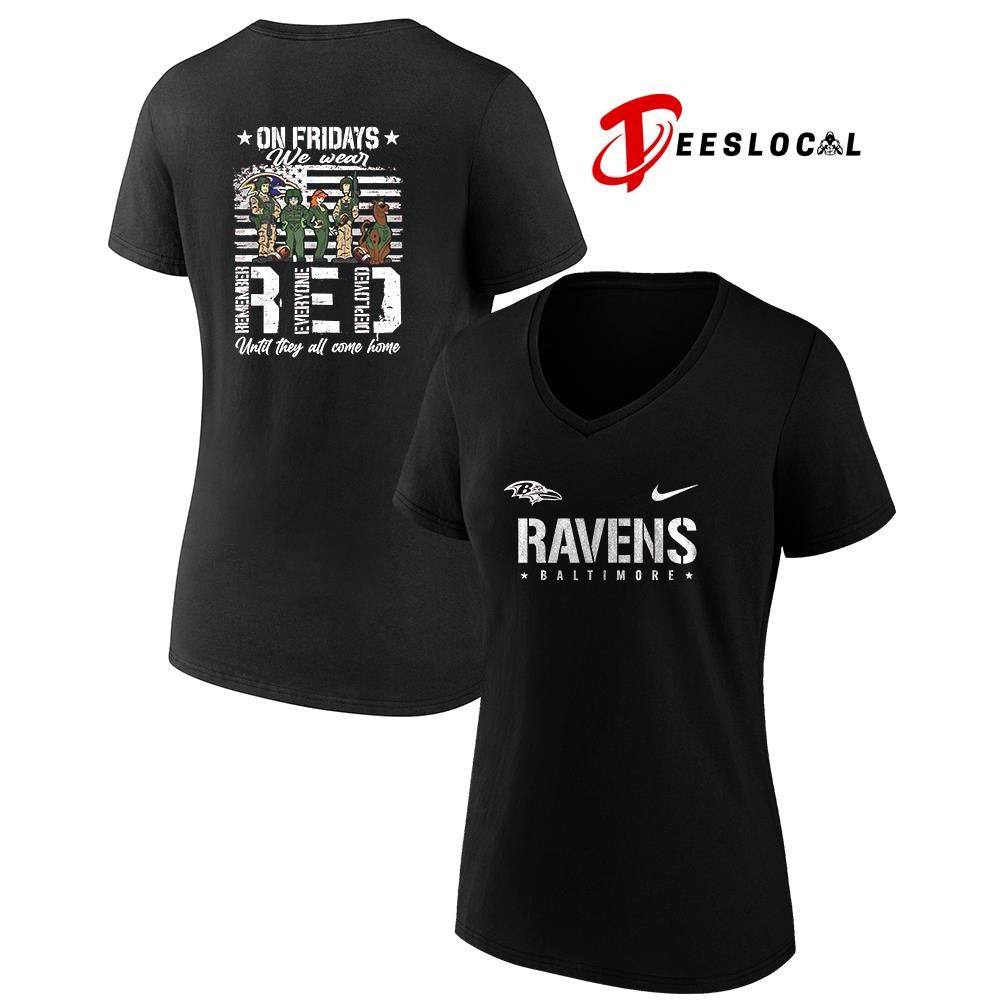 Baltimore Ravens x Scooby Doo on friday we wear RED until they all come home shirt Unisex