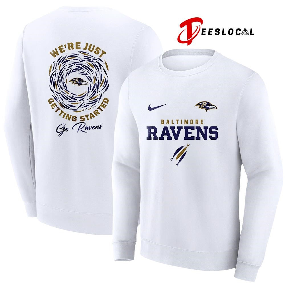 Baltimore Ravens x The Chosen we’re just getting started logo shirt Unisex