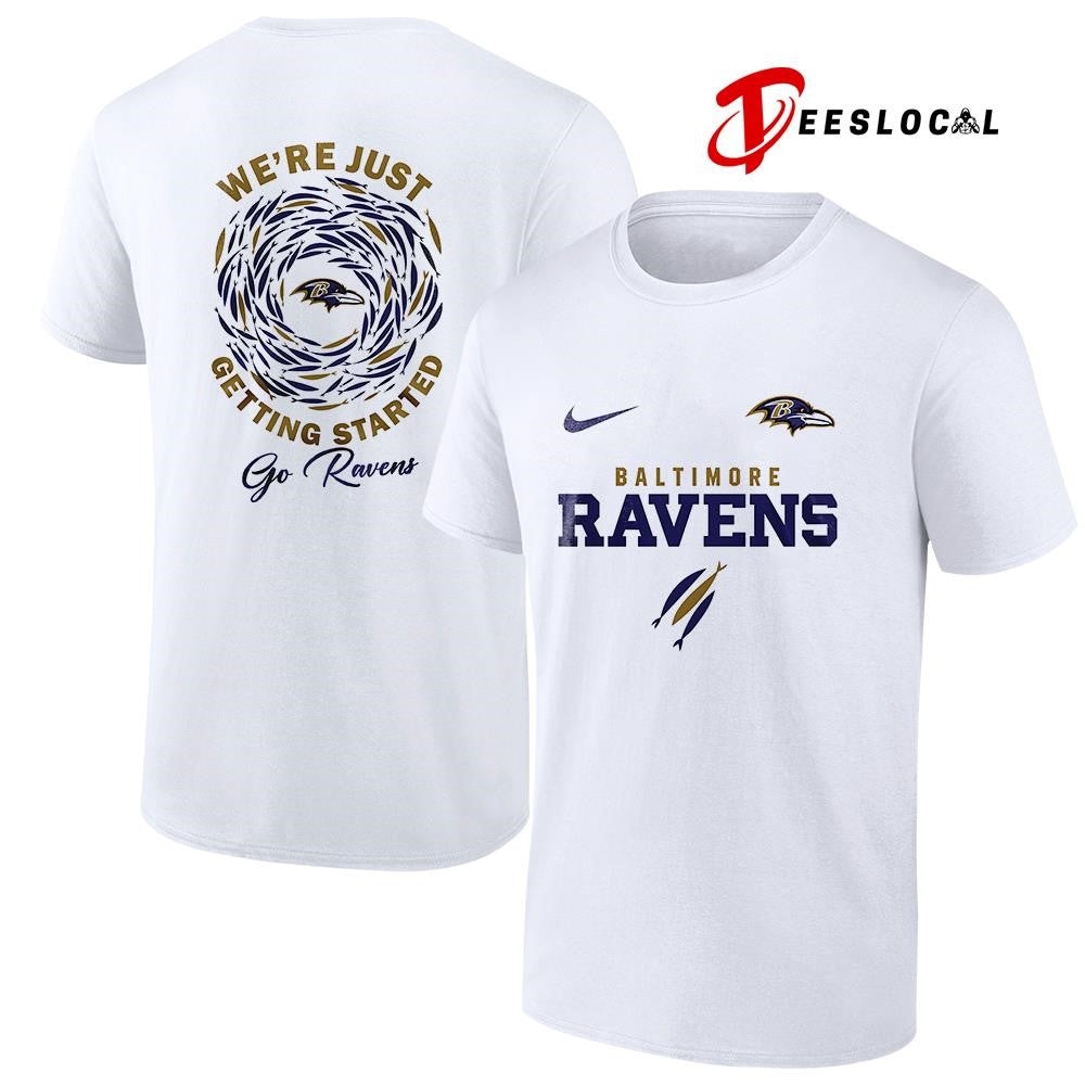 Baltimore Ravens x The Chosen we’re just getting started logo shirt Unisex