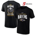 BaltimoreRavensIamamechanicrunningthroughmyveinsskeletonshirt Unisex
