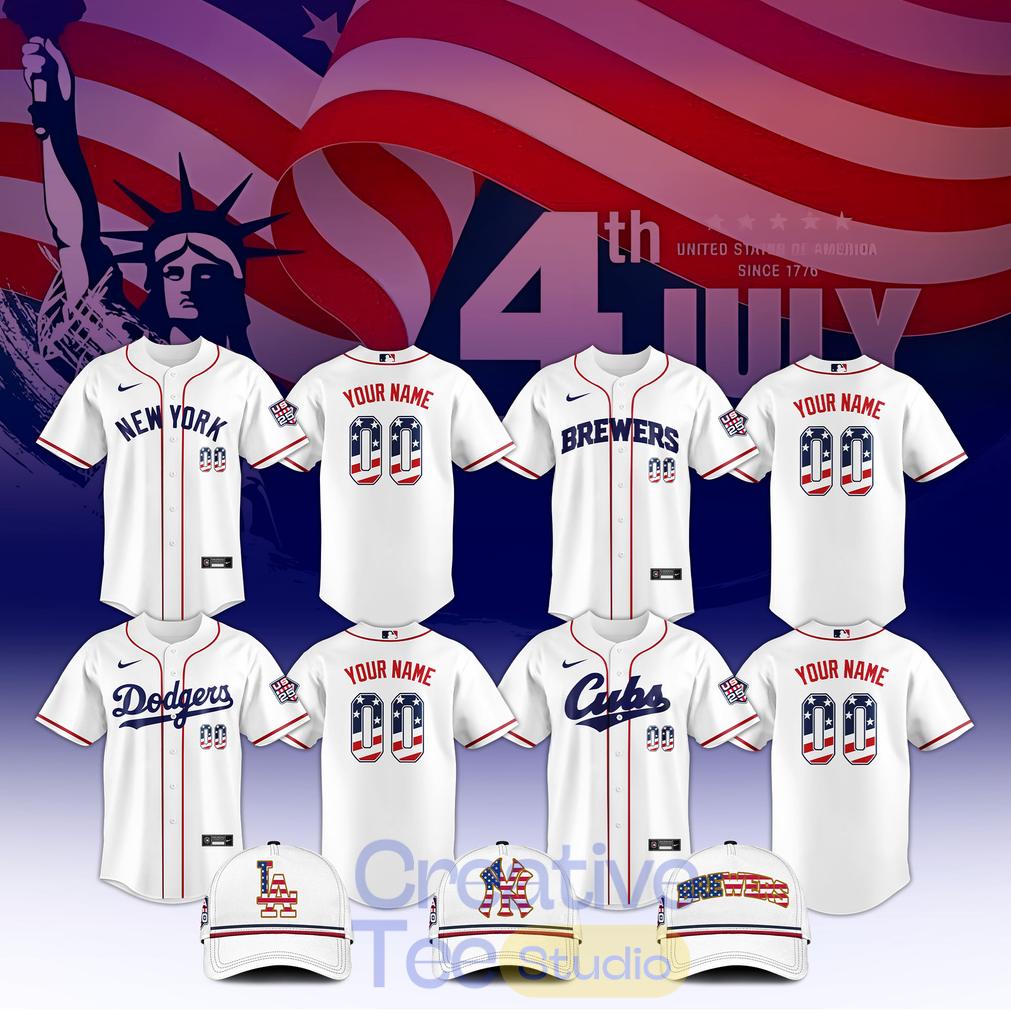 Baseball All Teams x 250 Years USA Anniversary Special Jersey Unisex