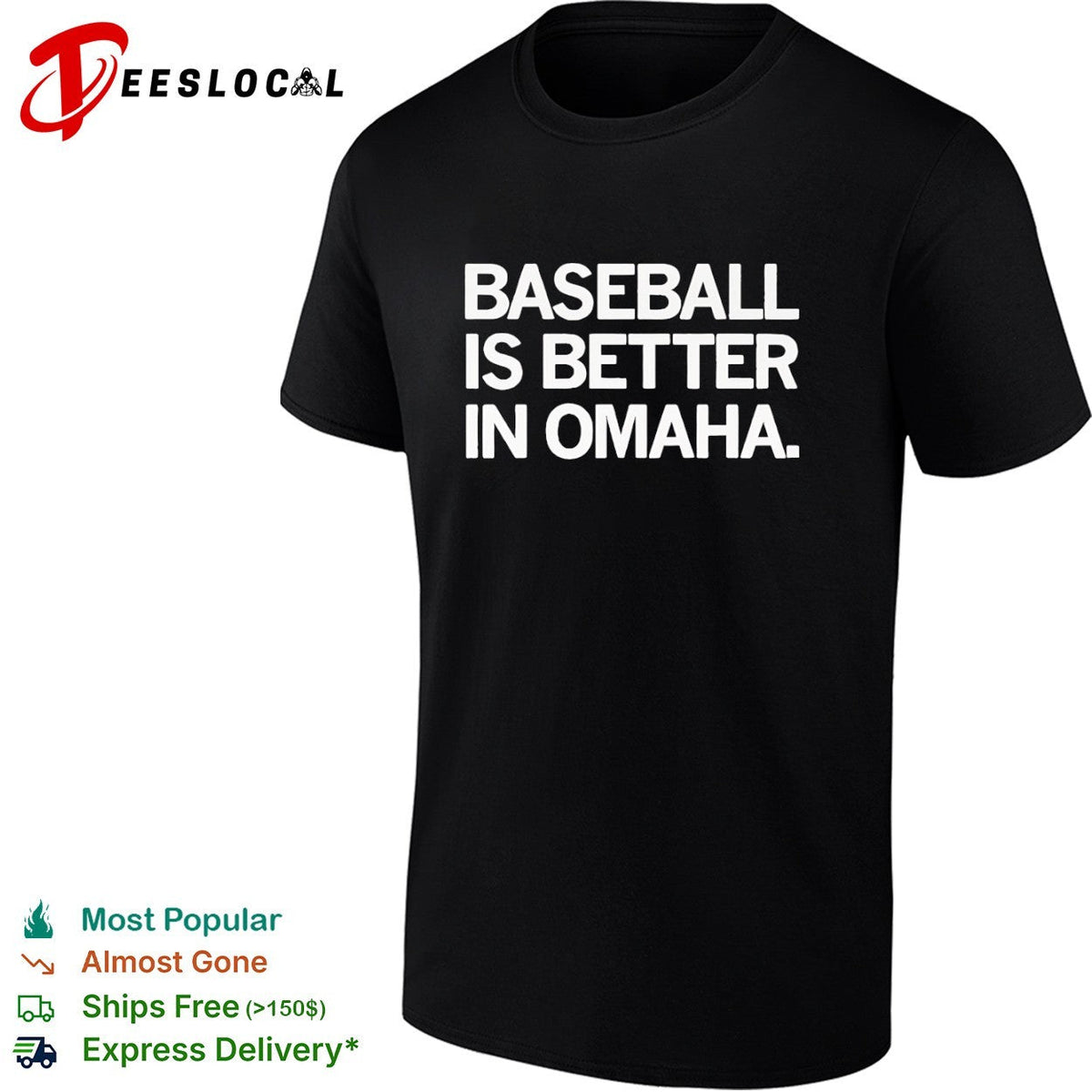 Baseball is Better in Omaha Shirt Unisex