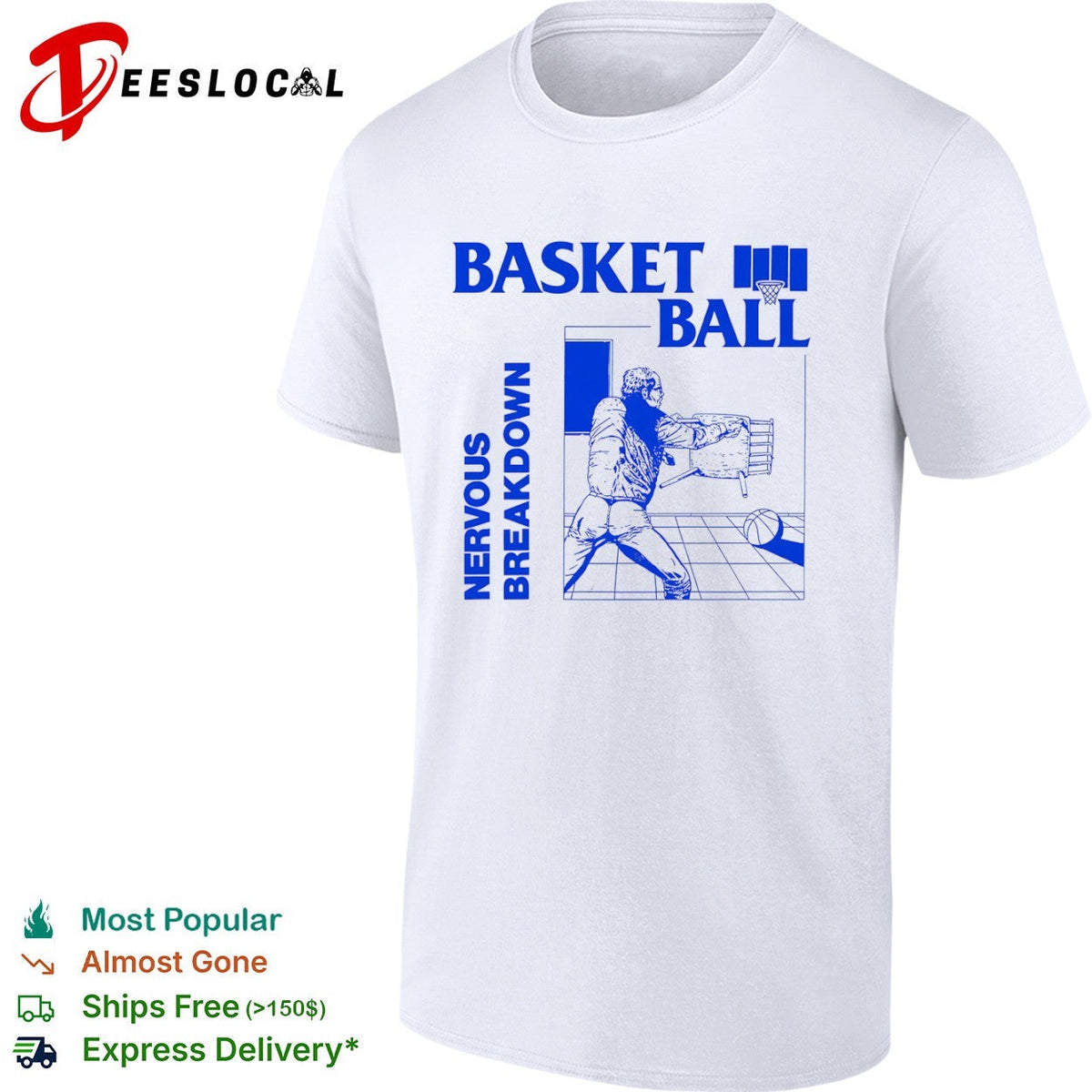Basketball Nervous Breakdown shirt Unisex