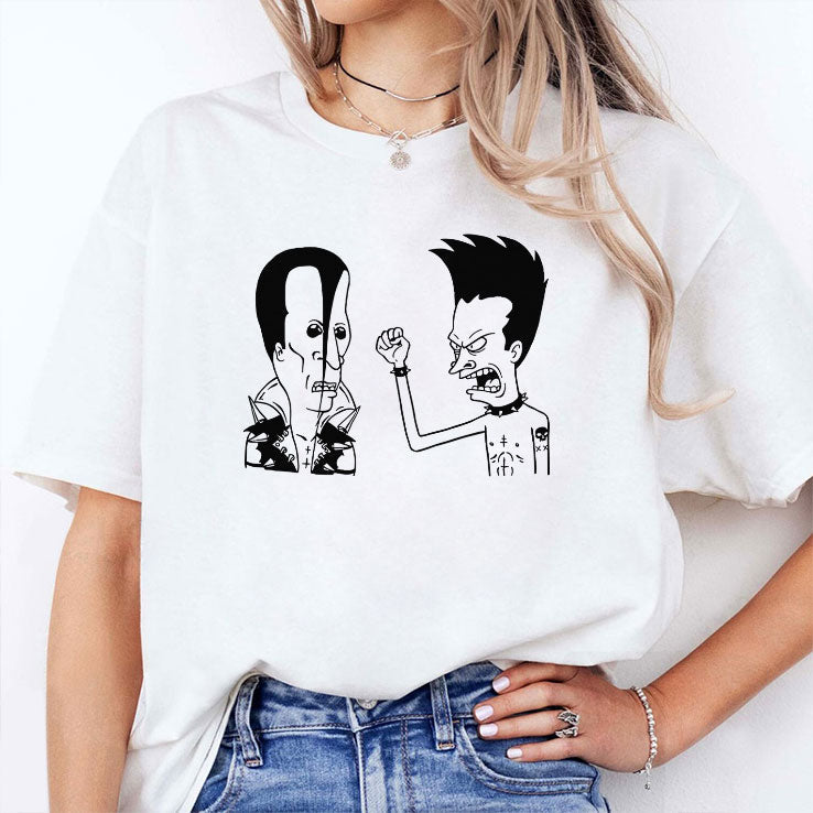 Beavis And ButtHead Misfits T Shirt Unisex