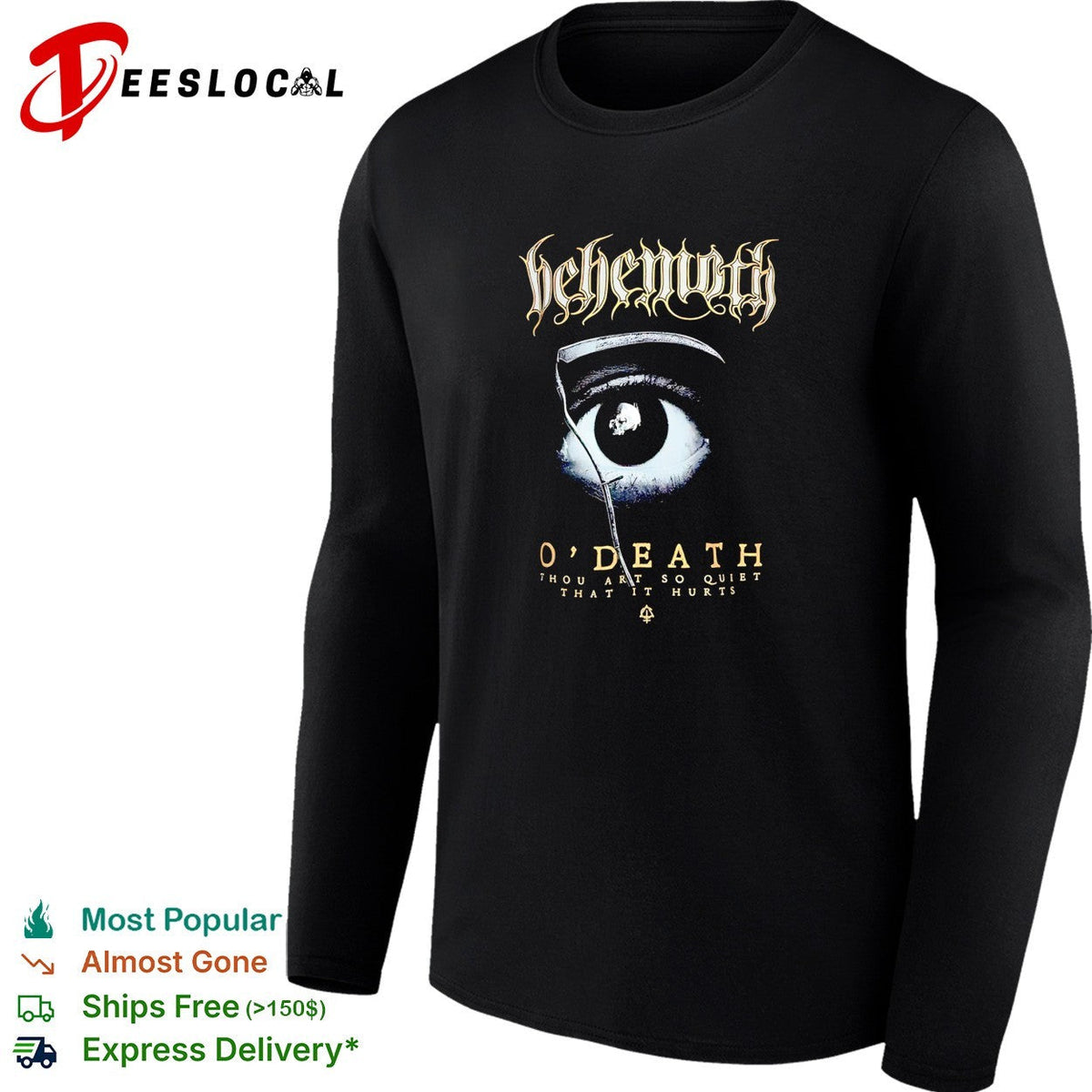 Behemoth O’Death thou art so quiet that it hurts shirt Unisex