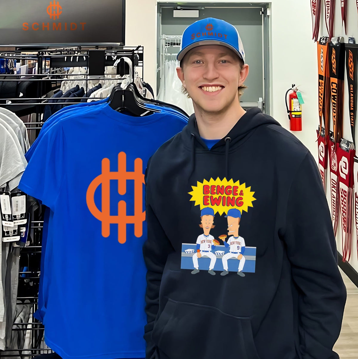 Benge and Ewing New York Mets Beavis and Butt-Head shirt Unisex