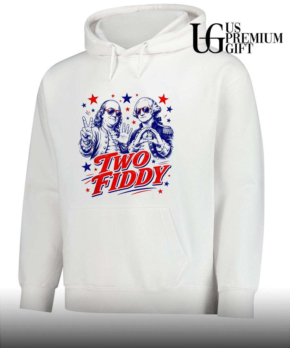 Benjamin Franklin George Washington Two Fiddy America 250 Years Anniversary shirt Unisex