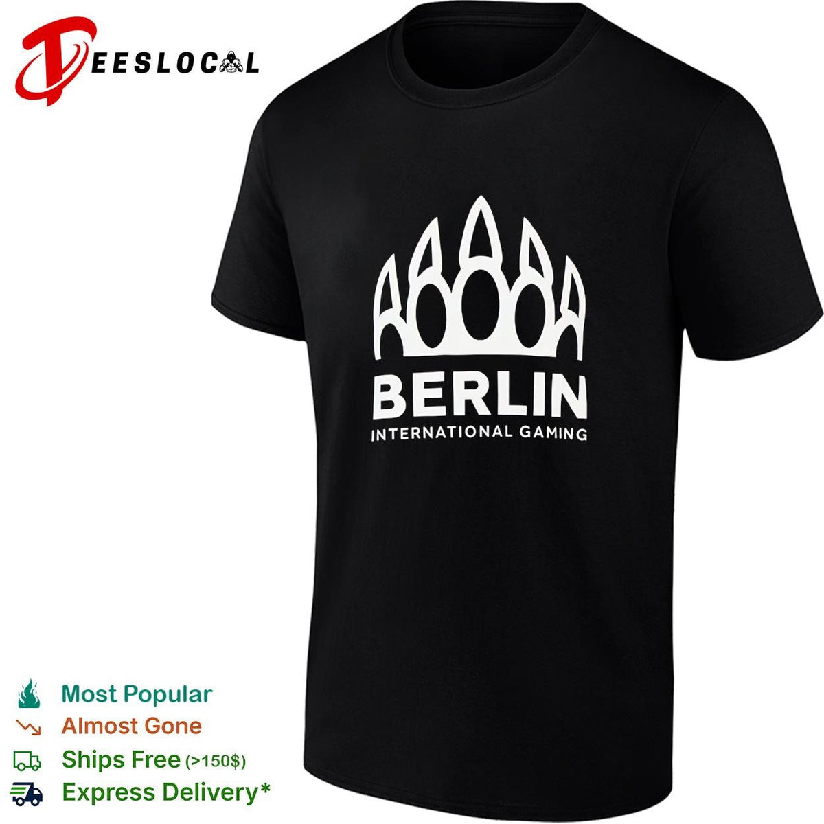 Berlin International Gaming BIG Esports Logo Professional Gaming Organization shirt Unisex