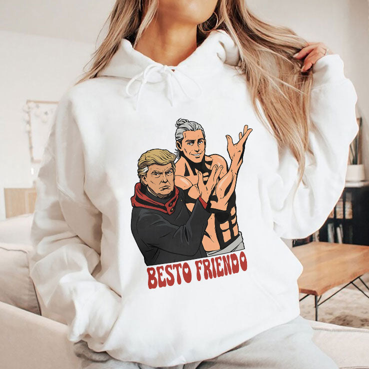 Besto Friendo Trump Epstein Inspired Meme T Shirt Unisex