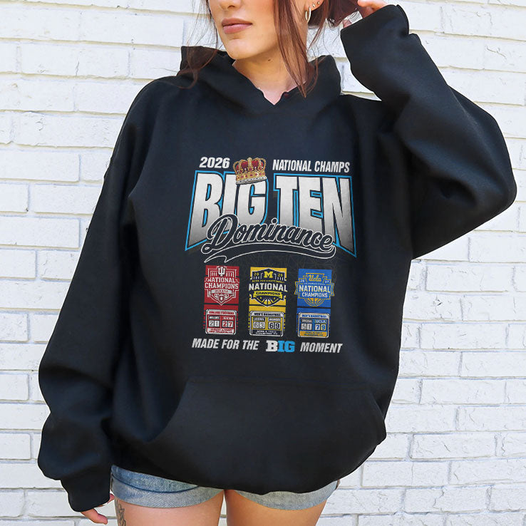 Big Ten Dominance National Champs 2026 T Shirt Unisex