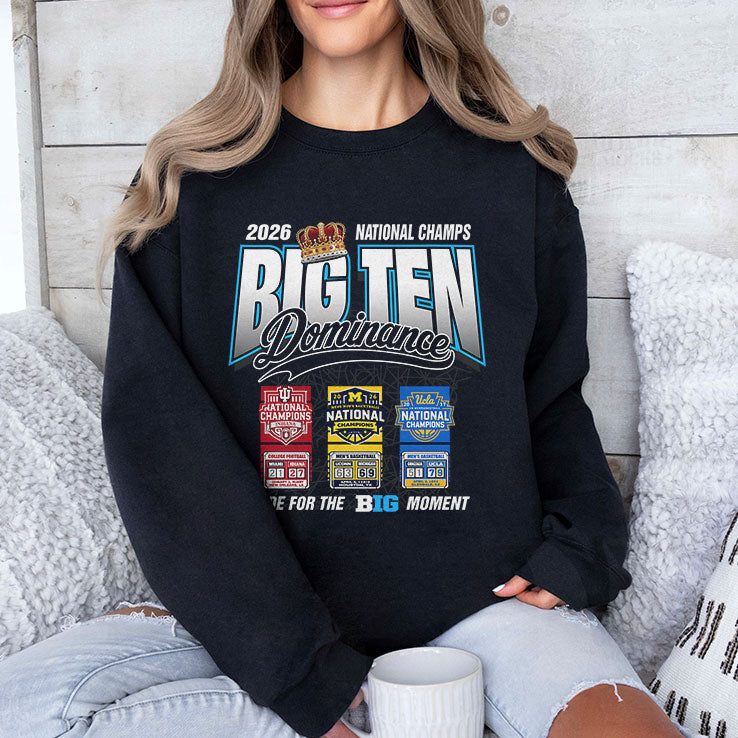 Big Ten Dominance National Champs 2026 T Shirt Unisex