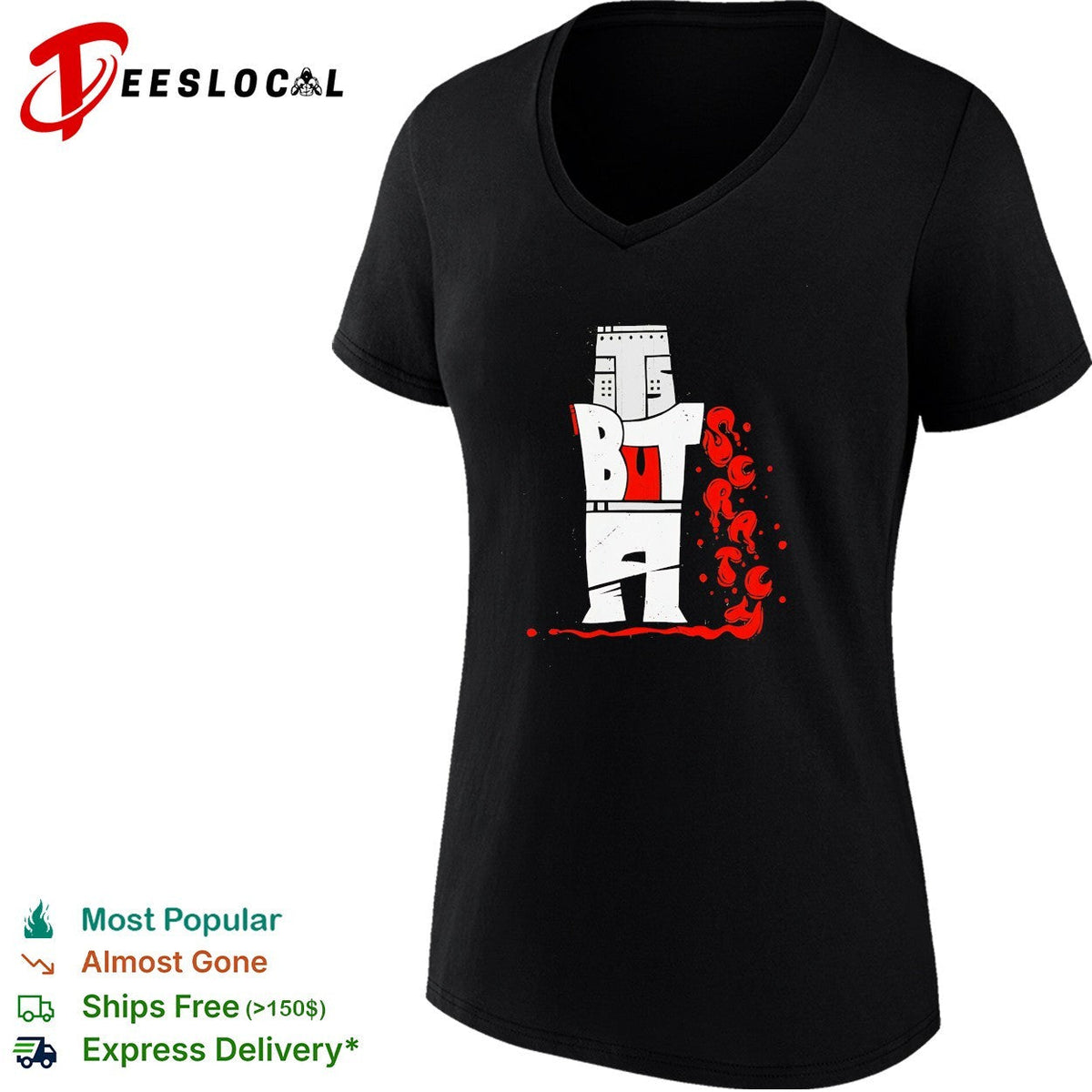 Black knight tis but a scratch shirt Unisex