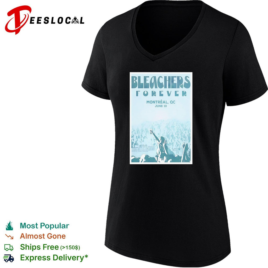 Bleachers Forever Montreal QC June concert poster art shirt Unisex