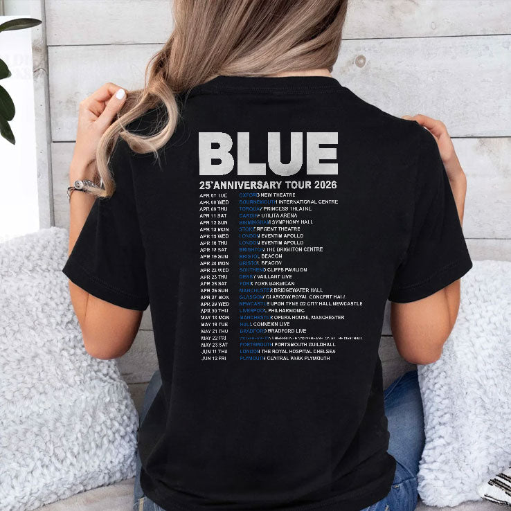 Blue Concert 25th Anniversary Tour 2026 T Shirt Unisex