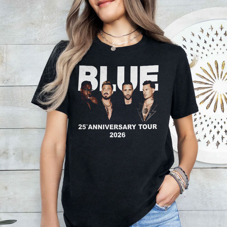 Blue Concert 25th Anniversary Tour 2026 T Shirt Unisex