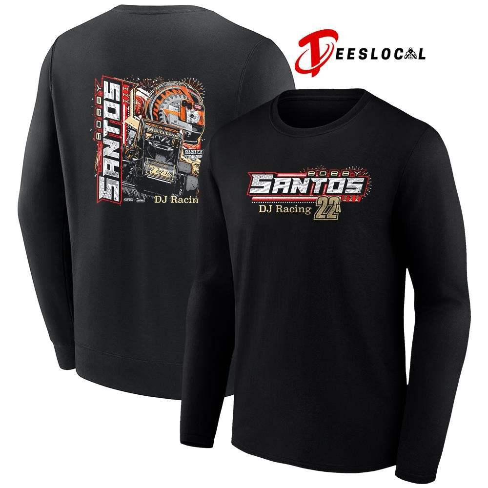 Bobby Santos DJ racing graphic shirt Unisex