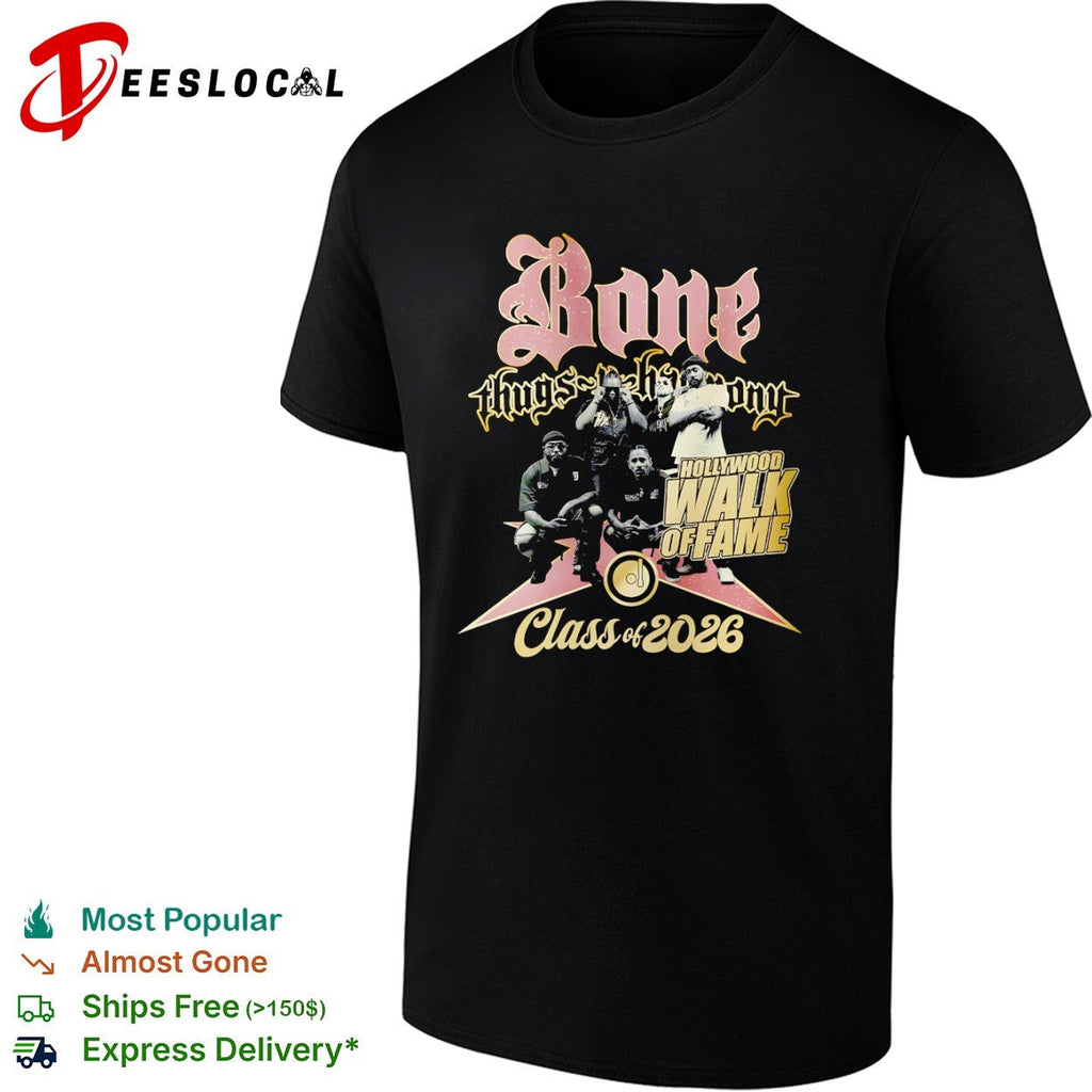 Bone Thugs N Harmony Hollywood Walk of Fame Class of 2026 shirt Unisex