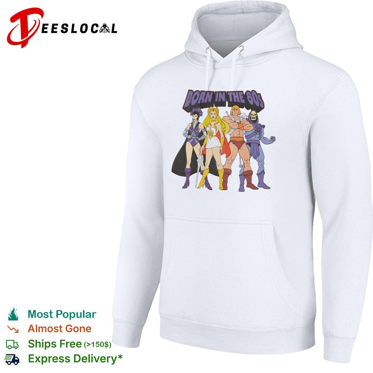 Born in the 80s Shadow Weaver She Ra He Man and Skeletor Masters of the Universe shirt Unisex