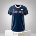 Boston Red Sox Japanese Celebration Football Jersey Giveaway Unisex